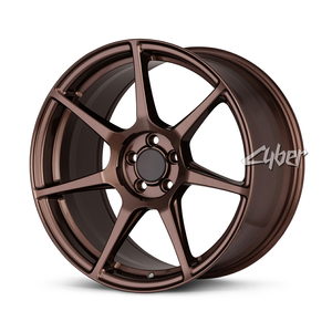 Nuovi Cerchi in Lega Forgiati Alluminio a 7 Razze con Finiture Rame, <span class=keywords><strong>Grigio</strong></span> Tempesta, Gunmetal per ENKEI TFR BMW Toyota - Product Image 3