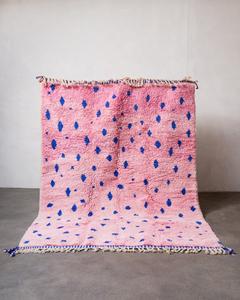 Décoration du centre de salon Style moderne, tapis marocain côtelé en laine, tapis fait maison - Product Image 1