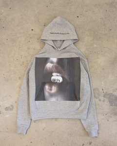 High Quality Oversized Drop Shoulder <b>Sweatshirts</b> Custom Logo Cropped Boxy Hoodies Graphic Patchwork <b>Embroidery</b> Hoodie For Men - Product Image 1