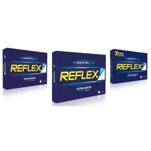 Papier copie A4 Carbon Neutral Reflex 80g, résine PET, blanc et coloré, Royaume-Uni, en vente à prix modérés - Product Image 1