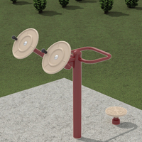 Durable Taiji rueda al aire libre cintura Twister combinado al aire libre Fitness ejercicio equipo