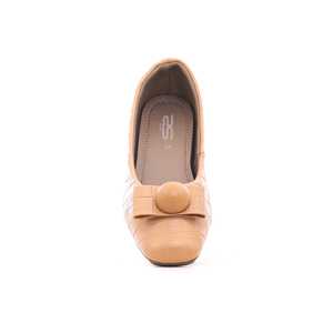 Zapatos De Tacón Medio Beige Para Mujer - Product Image 1