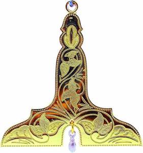 Collar de Joyería Masónica Dorada - Joyas de Alta Calidad para Maestro Pasado, Collar de Joyería de Latón Dorado - Product Image 6