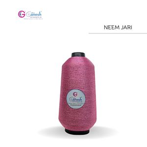 180D Neem Jari <b>Metallic</b> <b>Yarn</b> Flora Jari Embroidery <b>Yarn</b> High Tenacity Lurex MS-Type Polyester for Hand Knitting and Weaving - Product Image 1