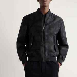 Blousons bombardiers en satin de haute qualité au design personnalisé Blouson bombardier à manches longues pour hommes - Product Image 2