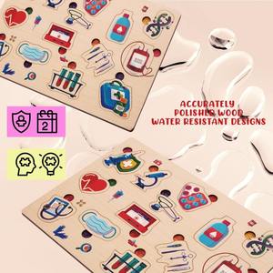 อุปกรณ์ปริศนาทางการแพทย์ทำจากไม้3D ตามสั่งผลิตในอินเดีย - Product Image 4