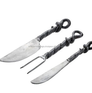 Hot Sale <b>Set</b> of 3 Antique Finished Hand Forged Metal <b>Cheese</b> <b>Set</b> - Product Image 2