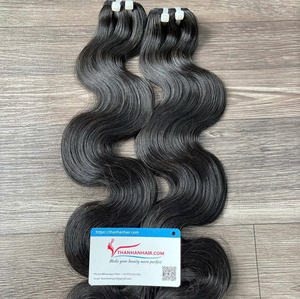 Vierge Vietnamien Remy Cheveux Corps Vague Trame Cheveux Bundles 100 Grammes pour Cheveux Tissage - Product Image 5