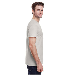 Camiseta deportiva de manga corta para hombre, Camiseta de algodón Premium transpirable con cuello redondo de ajuste Regular - Product Image 2