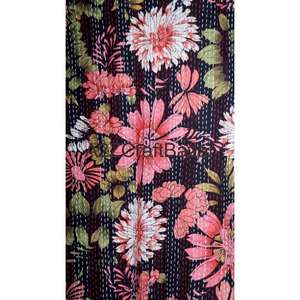 Veste kimono Kantha élégante, matelassée, imprimée à la main, 100% coton, élégante, pour l'hiver, vêtements de fête, respirante, douce pour femmes - Product Image 4