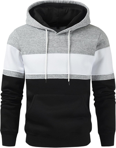2025 plaine brodé pull à capuche 460 GSM 100% coton polaire poche Logo personnalisé hiver sweat hommes Streetwear en vrac - Product Image 4