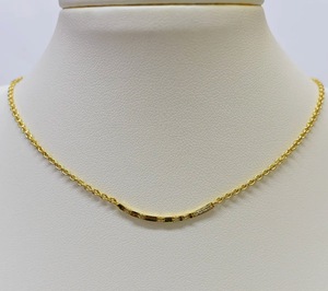 S925 14K Gold Plated Vintage Natural Cubic Zirconia Pendant Chains for Party & <b>Gift</b> Customizable for Retail OEM ODM - Product Image 1