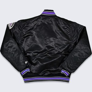 Veste universitaire en satin de haute qualité unisexe, personnalisée, avec broderie sur le devant, pour le hockey sur glace, hiver, solide, polyester, bombardier, revêtement - Product Image 6