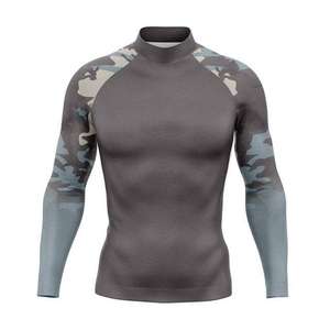 Vêtements de sport à manches longues pour hommes, vêtements de sport à bas prix, impression par sublimation, MMA personnalisés, surfing rash guard, t-shirt de compression unisexe, vente en gros bon marché - Product Image 4