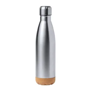 Borraccia Termica Personalizzata Nocov in Acciaio Inossidabile con Tappo in Sughero - Product Image 2