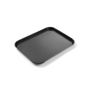 Boîte à lunch jetable, petite, noire, AmerBox, plateaux pour la restauration rapide, 265x345x(H)20mm - Product Image 1
