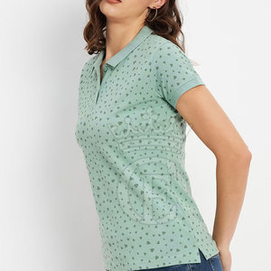 Polo de mujer de etiqueta privada Polo cómodo de mujer Polo de gran tamaño de alta calidad Polo de mujer - Product Image 5