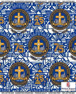 Custom African Wax Print Fabric Manufacturer Church Celebration Anniversary Convention Uniform Textile Supplier OEM ODM Service - Product Image 3