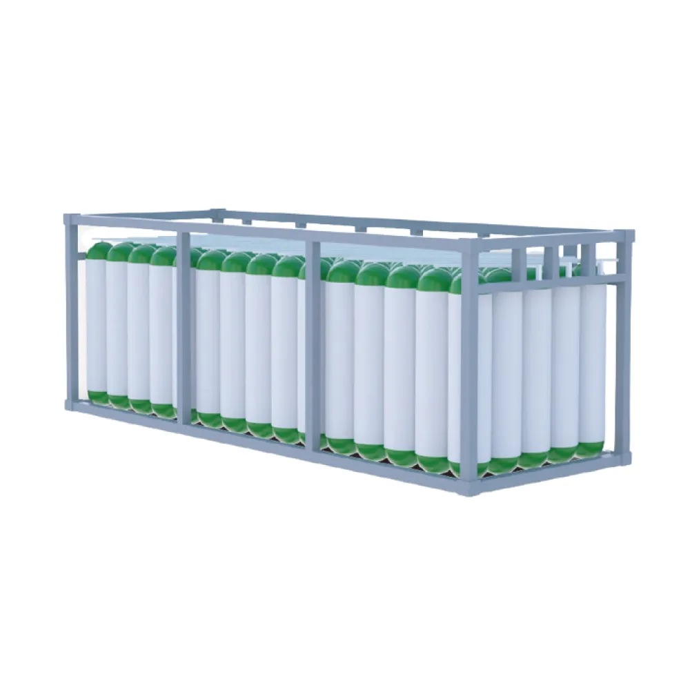 CNG Compressed Natural Gas Cylinder Bundle High Quality Industrial Gas Bundles Best Quality Cylinder Tube Bar Liter Energy