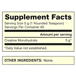 OEM ODM <b>Creatine</b> <b>Monohydrate</b> Powder HACCP ISO22000 80 Servings 300g Unflavored - Product Image 6