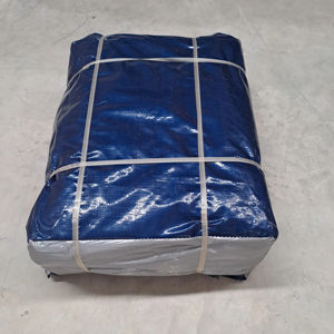 Logo personnalisé 4m x 6m vierge super forte bâche PE tissu imperméable avec GSM dans un style simple disponible pour les commandes personnalisées - Product Image 1