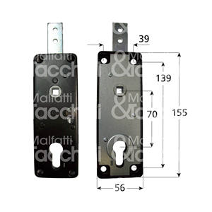 Cilindro de cerradura para puerta superior, no incluido, modelo 276794 - Product Image 1