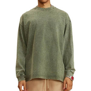 Sudaderas de Algodón Mezclado en Stock, Sudaderas de Color Sólido para Hombre, Sudaderas de Alta Calidad para Hombre - Product Image 1