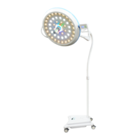 Lampe d'examen chirurgicale LED portable sans ombre avec luminosité réglable pour utilisation en salle d'opération des hôpitaux et des cliniques