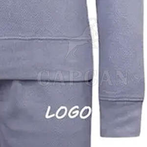 ชุดกางเกงขาสั้นมีฮู้ดสำหรับผู้ชาย, เสื้อฮู้ดแขนยาวทรงโอเวอร์ไซส์พิมพ์ลายไซส์ใหญ่พิเศษสำหรับฤดูหนาว - Product Image 4