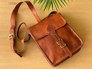 Réel À La Main En Cuir Sling Sac Vintage Sacs à Bandoulière - Product Image 2