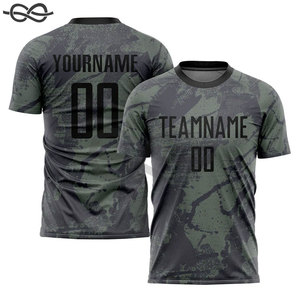 Camiseta de fútbol personalizada transpirable de secado rápido para hombre al por mayor camiseta de fútbol antigua vintage personalizada Francia, camisetas de fútbol - Product Image 1