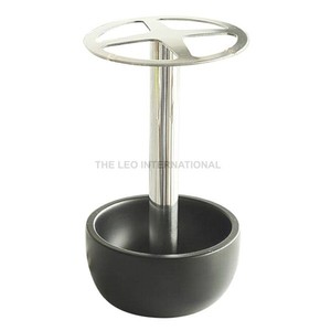 Matériau en marbre Forme carrée Porte-balais en marbre noir Style fantaisie Vente à chaud Porte-balais de qualité supérieure - Product Image 4