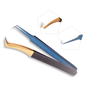 Sturdy and Durable Japanese Steel Eyelash <b>Tweezers</b> In Bulk With Pointed tip For Beauty Equipment Eco Friendly - Product Image 3