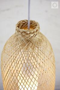 Best Choice Design Bamboo Jute Corn Husk <b>Lampshade</b> Frame Chandelier <b>Lampshade</b> Natural Woven <b>Wicker</b> Livingroom Furniture Decor - Product Image 5