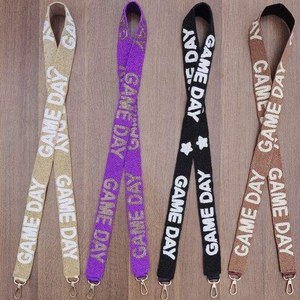 Handmade Fashionable Customized Beaded <b>Purse</b> GAME DAY Strap Shoulder Bag Strap with Sequins Special Bag Part BY AFZA ENTERPRISES - Product Image 1