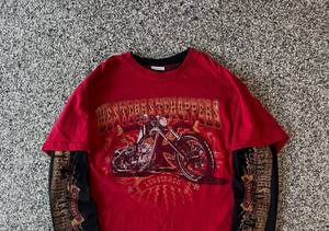 Camiseta de manga larga de doble capa de peso pesado lavado Vintage para hombre, ropa de calle recién llegada con estampado de logotipo personalizado - Product Image 4