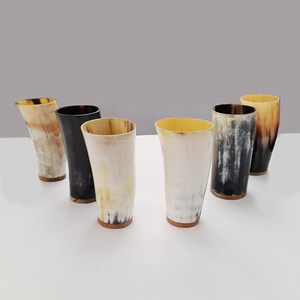 Tazas y Vasos de Cuerno para Beber Estilo Animal Hechos a Medida, Pulidos con Grabado Personalizado para Tiendas de Suministros de Artesanía Vikinga - Product Image 3