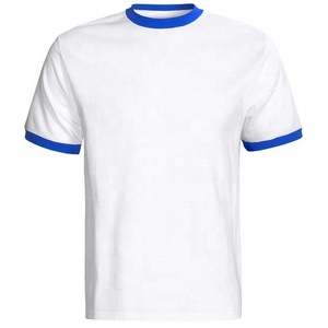 Wholesale Men's High Quality Knitted Neck Short Sleeve T-<b>shirt</b> <b>100</b>% Cotton <b>Polyester</b> Print Design Simple t <b>shirt</b> - Product Image 2
