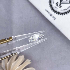 มาร์คีสตัดเพชรที่ปลูกในห้องทดลองห้ากะรัต DEF สี IGI ได้รับการรับรองประกายไฟที่สวยงามและความซับซ้อนที่ทันสมัย - Product Image 1