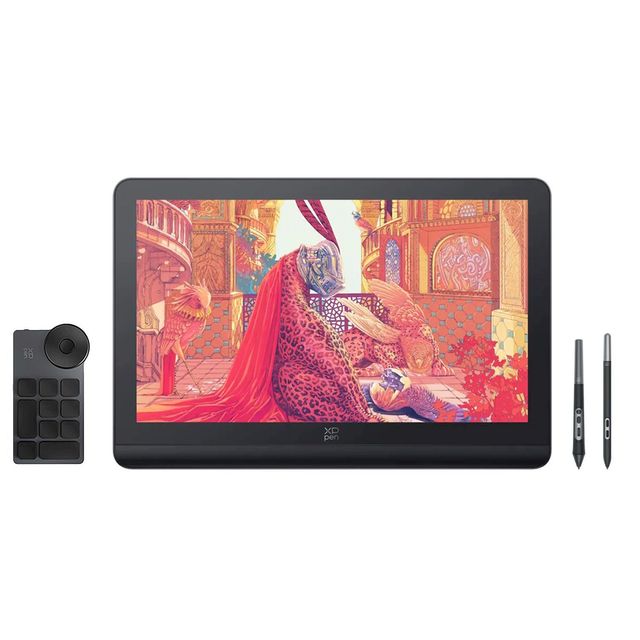 Artist Pro 19 Gen2 Graphic Tablet Dual X3 Pro Rollers Slim Stylus 16K Ultrasensitive Slim Stylus 5080LPI 16384 Pressure Levels
