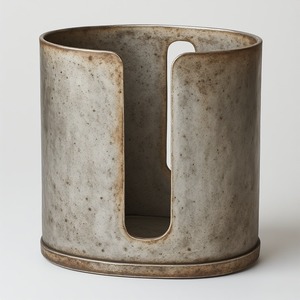 Porte-parapluie en fer artisanal en métal durable, base solide, finition lisse, design moderne, capacité double face pour hall d'hôtel, maison - Product Image 1