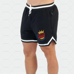 Short de Tennis en maille deux poches à ourlet latéral profond été basique hommes Shorts coupe courte Polyester Vintage coton uni Technics mi - Product Image 1