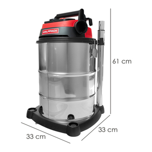 เครื่องดูดฝุ่นสแตนเลส 30 ลิตร / 1400 วัตต์ สวิตช์ซิงโครไนซ์ - Product Image 2