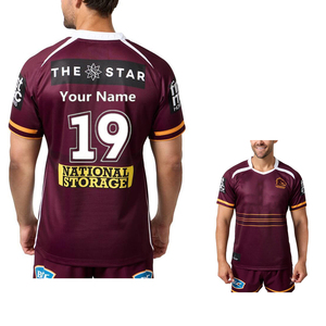 Yeni 2025 Brisbane <span class=keywords><strong>Broncos</strong></span> yetişkin ve çocuklar rugby forması avustralya Brisbane <span class=keywords><strong>Broncos</strong></span> rugby gömlek çocuk t-shirt genç