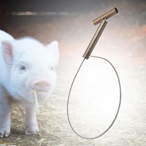 Achetez un attrape-cochons en acier inoxydable de 18 pouces avec une prise sécurisée pour le maintien du bétail et l'utilisation vétérinaire Attrape-cochons - Product Image 6