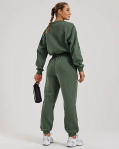 Qualité supérieure sauge femmes confort pleine longueur Joggers éponge polaire doux au toucher tissu femmes pantalons de survêtement femmes pantalons et pantalons - Product Image 6