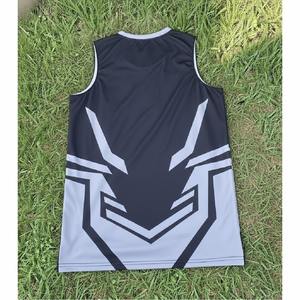 Uniformes de Baloncesto Personalizados de Verano, Talla Grande, Secado Rápido, 100% Poliéster, Reversibles, con Malla y Estampado por Transferencia de Calor - Product Image 6