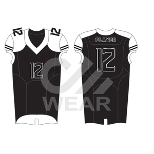 Ropa Deportiva, Uniforme de Fútbol Americano de Color Sólido, Transpirable, Talla Grande, Secado Rápido, Hecho a Medida, 100% Poliéster - Product Image 4