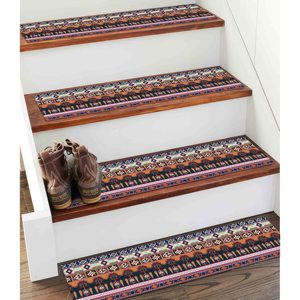 Tapis imprimé à motifs ethniques - Design moderne, luxueux et tendance, Gobelin - Product Image 4