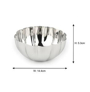 Design personnalisé bol à salade en métal bol de service alimentaire bol de vaisselle bol fait à la main en vrac prix de vente bon marché avec une bonne qualité - Product Image 4